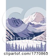 Aspen Snowmass Ski Resort In Snowmass Village Near Aspen Colorado WPA Poster Art