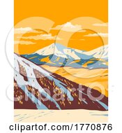 02/16/2022 - Keystone Ski Resort During Winter Located In Keystone Colorado WPA Poster Art