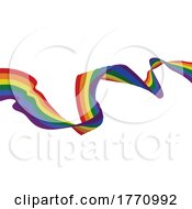 Rainbow Pride Peace Flag Design by AtStockIllustration