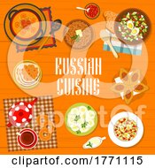 Poster, Art Print Of Russian Cuisine