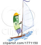 Poster, Art Print Of Windsurfing Cucumber