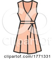 Wrap Dress Icon by Vector Tradition SM