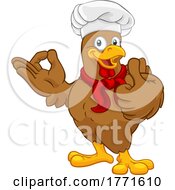 Chef Chicken Rooster Cockerel Thumbs Up Perfect by AtStockIllustration