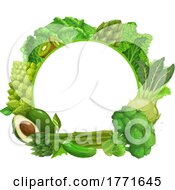 Poster, Art Print Of Circle Of Green Foods