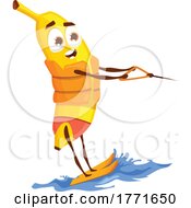Poster, Art Print Of Banana Water Skiing