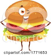 Poster, Art Print Of Winking Cheeseburger