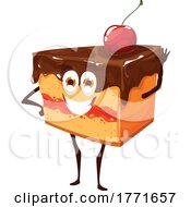 Poster, Art Print Of Cake Mascot