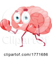 Poster, Art Print Of Brain Ready To Fight