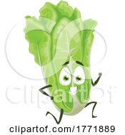 Poster, Art Print Of Chinese Cabbage Or Lettuce Food Character