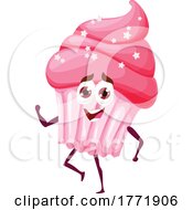 Cupcake Food Character by Vector Tradition SM