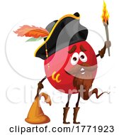 Poster, Art Print Of Cowberry Pirate Food Character