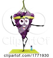 Poster, Art Print Of Grapes Food Character