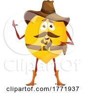 Lemon Cowboy Food Character by Vector Tradition SM
