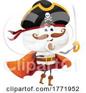 Mushroom Pirate Food Character by Vector Tradition SM