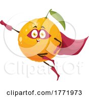 Poster, Art Print Of Super Orange Food Character