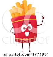 Poster, Art Print Of Fries Food Character
