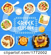 Poster, Art Print Of Greek Cuisine