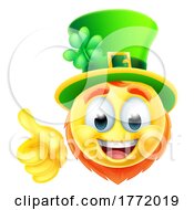 Leprechaun Emoticon Emoji Face Cartoon Icon