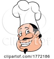 Poster, Art Print Of Cartoon Happy Chef
