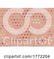 Poster, Art Print Of Diamond Pattern Background With Rose Gold Foil Texture
