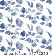Poster, Art Print Of Hand Painted Floral Watercolour Pattern Design