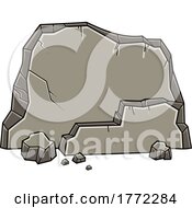 Cartoon Flat Faced Boulder by Hit Toon