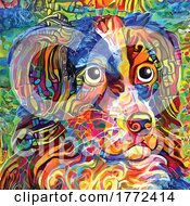 Poster, Art Print Of Dog Painting