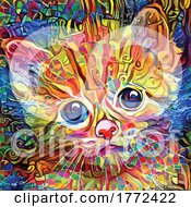 Poster, Art Print Of Cat Painting