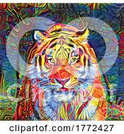 Poster, Art Print Of Tiger Painting