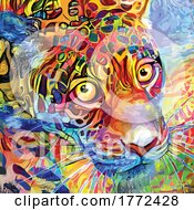 Poster, Art Print Of Leopard Painting