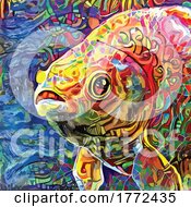 Poster, Art Print Of Goldfish Painting