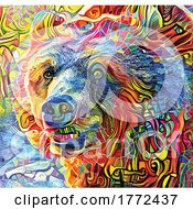 Poster, Art Print Of Bear Painting
