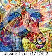 Poster, Art Print Of Horse Painting