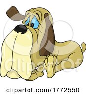 Cartoon Hound Dog