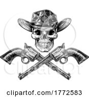 Poster, Art Print Of Wild West Jolly Roger Sheriff