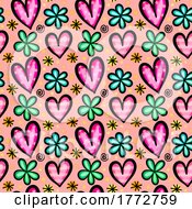 Floral Heart Background