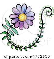 Doodled Flower Design