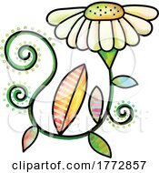 Doodled Flower Design