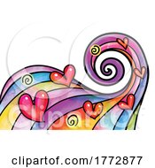 Doodled Swirl Background