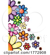 Poster, Art Print Of Doodled Floral Background