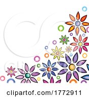 Doodled Floral Background
