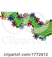 Doodled Floral Background