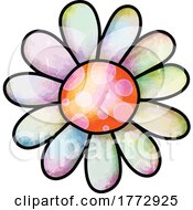 Poster, Art Print Of Painted Flower