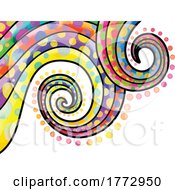 Poster, Art Print Of Doodled Swirl Background