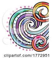 Poster, Art Print Of Doodled Swirl Background