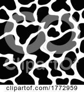 Poster, Art Print Of Black And White Animal Skin Print Background