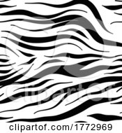 Black And White Animal Skin Print Background