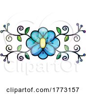 Poster, Art Print Of Watercolor Floral Design