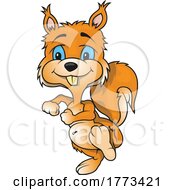 Poster, Art Print Of Cartoon Squirrel