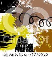 Poster, Art Print Of Abstract Brush Art Background